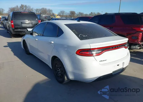 2016 Dodge Dart Se z USA, uszkodzony, nr VIN 1C3CDFAA3GD593551
